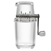 Puntoco Clearance Household Manual Ice Crusher Transparent Multi-Purpose Hand Shaved Ice Machine Rollback